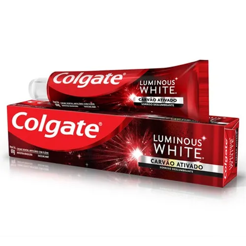 Creme Dental Colgate Luminous White Carvao Ativado 60g