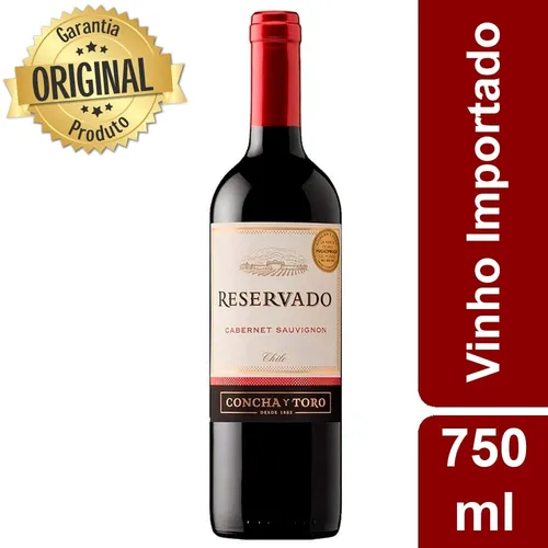 Vinho Concha y Toro Cabernet Sauvignon 750ml