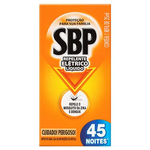 Inseticida Sbp Elet Ref Líquido 45 35ml