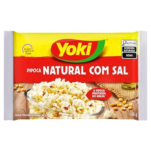 Pipoca Pop Corn Yoki Natural
