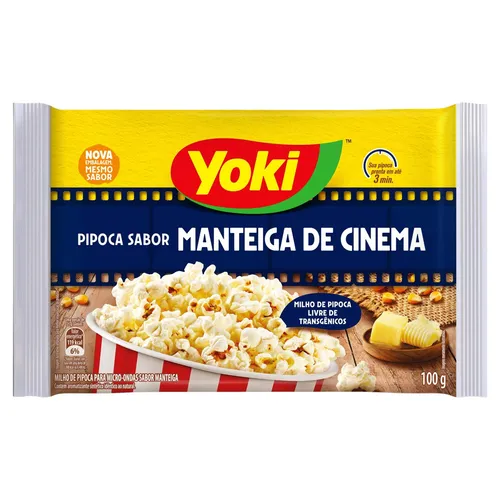 Pipoca para Microondas Yoki Manteiga Cinema
