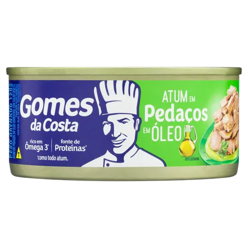 Atum Gomes da Costa 170g Pedaço Óleo