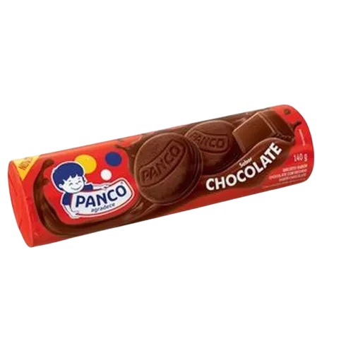 Bolacha / Biscoito Panco Recheada Chocolate 140g
