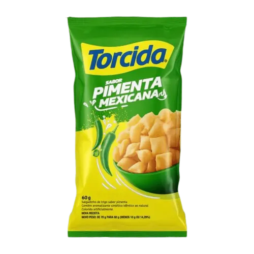 Salgadinho Lucky Torcida Pimenta Mexicana 60g