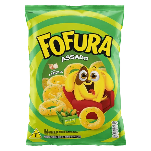 Salgadinho Fofura 60g Cebola Fd