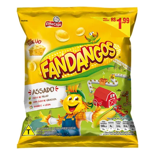 Salgadinho Fandangos Queijo Elma Chips 37g