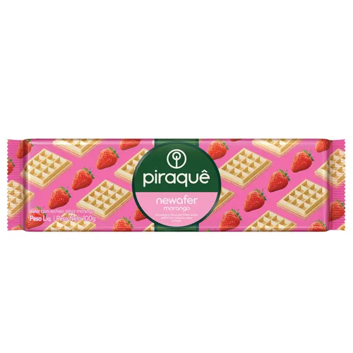 Piraque Bis Newafer Morango 100g