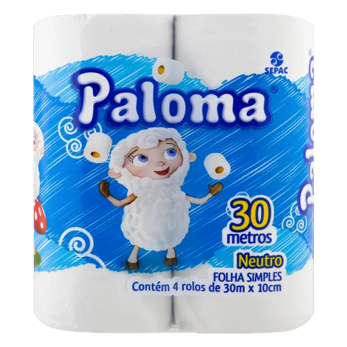 Papel Paloma Neutro com 4