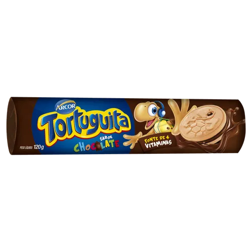 Biscoito Arcor Tortug Rech Chocolate