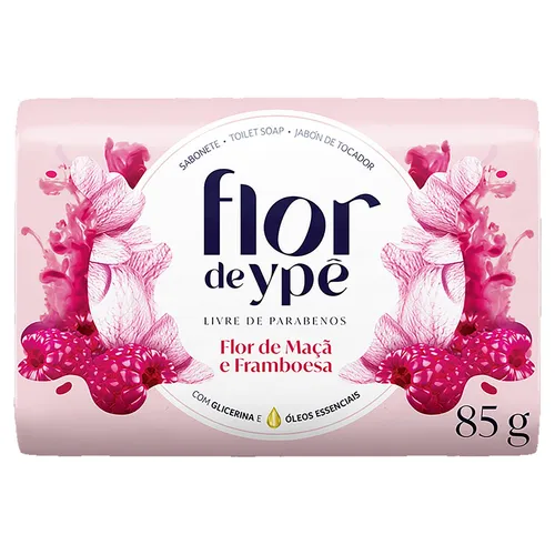 Sabonete Ypê Flor de Maçã e Framboesa 85g