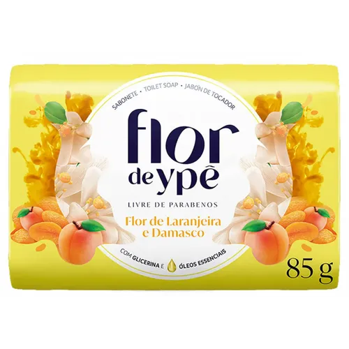 Sabonete Ypê Flor de Laranjeira e Damasco 85g