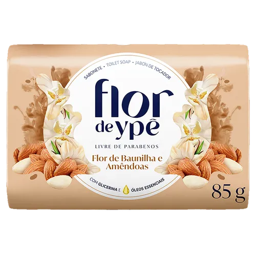 Sabonete Ypê Flor de Baunilha e Amêndoas 85g