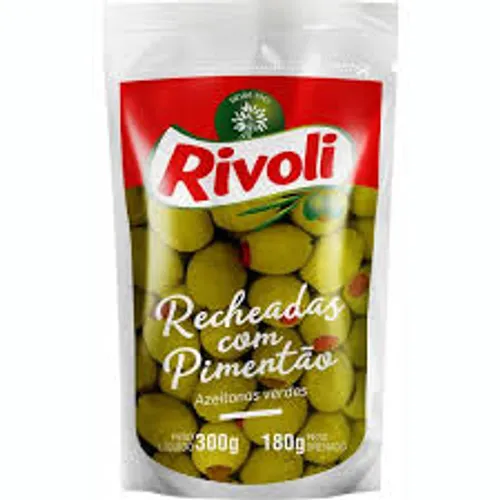 Azeitona Rivoli Recheada com Pimenta 180g