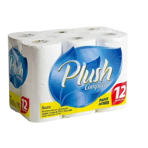 Papel Plush Dupla 20m