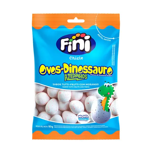 Bala Gel Fini Ovos de Dinossauro 100g