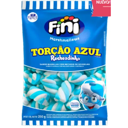 Fini Marshmallows Torção Azul Recheadinho
