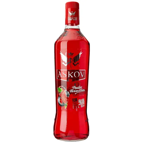 Vodka Askov Sabor Frutas Vermelhas 900ml