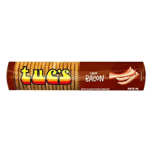 Bolacha / Biscoito Tucs Bacon 100g