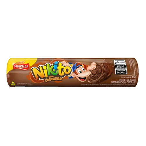 Bolahca / Biscoito Nikito Chocolate 120g
