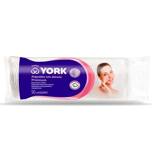 Algodão York em Discos 50un