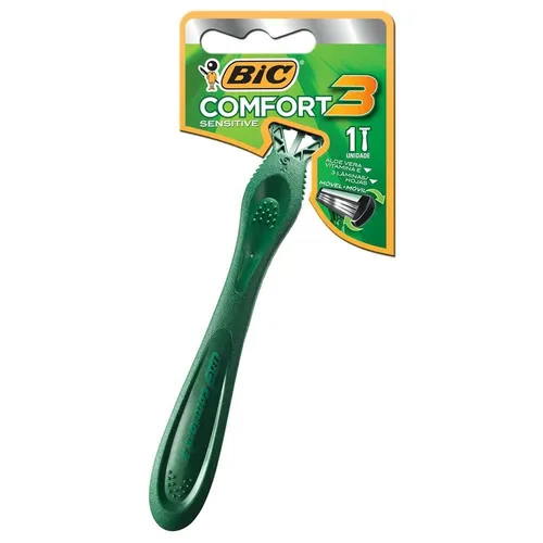 Aparelho Barbear Bic Comfort 3 Sensitive 1un