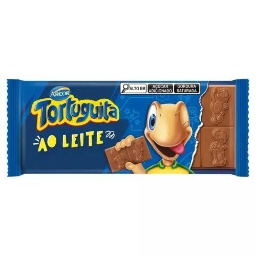 Chocolate Arcor Tortuguita Ao Leite 80g